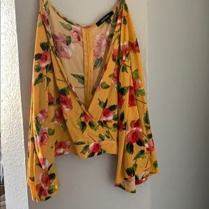 Floral VMeck Crop Top